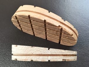 wooden wedge block